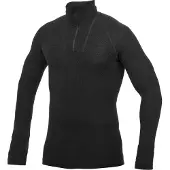 Woolpower - Zip Turtleneck Light - Merinounterwäsche Gr S schwarz