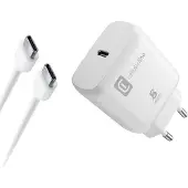 Cellularline Super Fast Charger Kit 25W - USB-C to USB-C - Samsung, Drinnen, AC, 1 m, Weiß