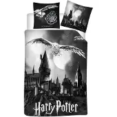 Aymax Harry Potter Flanell Wende Bettwäsche Set Hogwarts 2tlg 155 x 220 cm