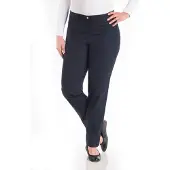 Kjbrand Chinohose "Betty Chino", Damen, Gr. 48 (24), K-Gr, blau (dunkelblau), Web, Obermaterial: 60% Baumwolle, 37% Polyamid, 3% Elasthan, bequem knöchellang, Hosen Chinohose, mit Komfortbund