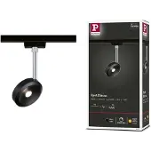 Paulmann URail LED-Spot Discus schwarz, dimmbar