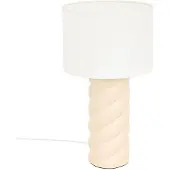 Atmosphera Tischlampe noly keramik beige h44cm - créateur d'intérieur