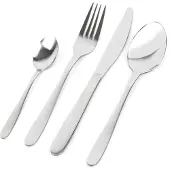 Excellent houseware Edelstahl Besteckset 16 Stücke