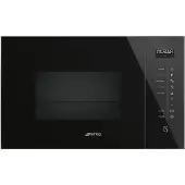 Smeg Mikrowelle Linea FMI125N Schwarz