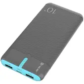 Tracer EnerGo, 10000 mAh, 3,7 V, Blau, Grau