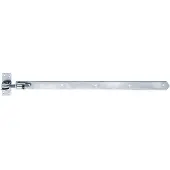 Alberts Ladenband | gerade abgerundet verstellbar | galvanisch blau verzinkt |Länge: 660 mm