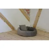 Silvio Design Rohrschneider RS 22237.128 Kuschelinsel Velvet taupe Gr. M – Haustiermöbel