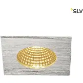 SLV 1002103 PATTA-I LED Outdoor Deckeneinbauleuchte eckig DL IP65 silber 1800-3000K