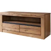 MASSIVMOEBEL24.DE MASSIVMOEBEL24 TV-Board Wild-/Zerreiche 115x42x49 natur geölt MONTREUX #103