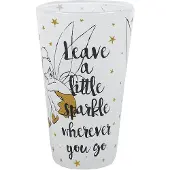 Abysse Corp Disney Large Glass 400ml Tinkerbell Gold Glitter