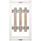 Hager UE31SS400 Wandlerbaust, UniN, 450x250mm, für Primärlaschen 180mm, Lochabstand 150mm