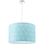 Paco Home Deckenlampe Lampenschirm Stoff Pendelleuchte E27 Hängeleuchte Schlafzimmer Rund