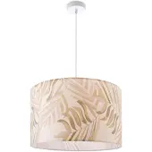 Paco Home Pendelleuchte "Kuba 126", weiß, 1, Ø 45,5cm H: 179,5cm, Leuchten, Lampenschirm Esstisch Hängelampe Wohnzimmer Kinderzimmer Palme, Pendelleuchte