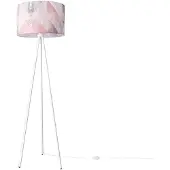 Paco Home Stehlampe "Trina Mero", weiß, H: 148,5cm, Leuchten, Standleuchte Wohnzimmer Schlafzimmer E27 Hell Pastell Vintage, Stehlampe