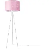 Paco Home Stehlampe "Trina Stella", weiß, H: 148,5cm, Leuchten, Standleuchte Wohnzimmer Schlafzimmer E27 Skandi Pink Grau Blau Deko, Stehlampe