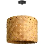 Paco Home Pendellampe LED Hängeleuchte Wohnzimmer Schlafzimmer Esszimmer Schirm Papier E27