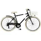 Via Veneto City Bike Milano Man 28” 6V Schwarz „Kaffeesatz“ (matt) Größe 50