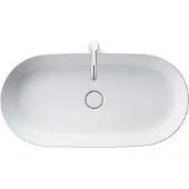 Duravit Aufsatzwaschtisch Luv 80x40cm, geschli., o. HL, ÜL, HLB, we WG