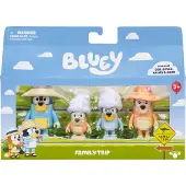 Bluey TM TOYS BLUey Familienausflug 4er-Pack BLU17654