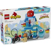 LEGO DUPLO | Marvel Team Spideys Hauptquartier - Lernspielzeug zur Förderung der Motorik - Kleinkinder Montessori Set - Geschenk für Jungen ab 2 Jahre & Fans von Spidey & seinen Super-Freunden - 10464