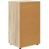 Syfax Stauraumschränke Sonoma-Eiche 60 x 48 x 105 cm Holzwerkstoff