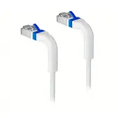 Lanview LV-6AFTP-FLEX-ANG-02W-S, 2 m, Cat6a, U/FTP (STP), RJ-45, RJ-45, Weiß