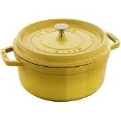 Staub Cocotte, Gusseisen Bräter, Alle Herdarten inkl Induktion, Rund, 24 cm, 3,8