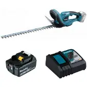 Makita Akku-Heckenschere DUH523Z 18V + Akku BL1850B 5,0 Ah + Ladegerät DC18RC
