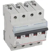 Legrand 404159 TX3 Leitungsschutzschalter B-Charakteristik, 50A, 4-polig, 10kA, 400VAC, 4TE