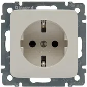 Legrand 776022, Typ F, CEE 7/3, Weiß, Thermoplast, Glänzend, IP20