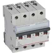 Legrand 403554 TX3 Leitungsschutzschalter C-Charakteristik, 1A, 4-polig, 6kA, 400VAC, 4TE