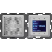 Berker 30806084 Radio mit Lautspr. DAB+, Bt.,Q.x alu