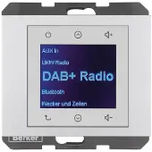 Berker 30847003 Radio DAB+, Bt., K.x alu