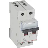 Legrand 403462 TX3 Leitungsschutzschalter C-Charakteristik, 32A, 1-polig+N,6kA, 230VAC, 2TE