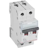 Legrand 404112 TX3 Leitungsschutzschalter B-Charakteristik, 16A, 2-polig, 10kA, 400VAC, 2TE