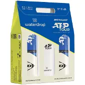 Dunlop Tennisball ATP Tour (2x4-Tin) + Waterdrop Pack