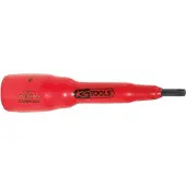Ks Tools 3/8" Bit-Stecknuss mit Schutzisolierung für Vielzahn(XZN)-Schrauben - 117.3895
