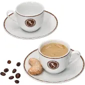 Ritzenhoff & Breker Ritzenhoff&Breker 4tlg Set Authentic Italian Espressotasse + Untertasse 80ml