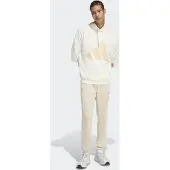 Adidas Trainingsanzug SPORTSWEAR "M BL FT HD TS", Herren, Gr. XL, beige (sanftes weiß), Obermaterial: 100% Polyester, Sportanzüge Trainingsanzug, zweiteiliges Set aus Hose und Hoodie