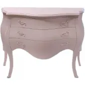 Casa Padrino Barock Kommode in Rosa - Massive Holzkommode im Antik Stil - 120 x 55 x 85 cm