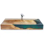 Casa Padrino Waschbecken Naturfarben / Grün - Verschiedene Größen & Farben