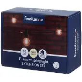 Finn-Lumor Erweiterungsset für LED-Filament-Girlande, 4 m