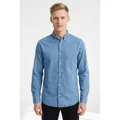 Jack & Jones Langarmhemd "JPRBLUDEREK DENIM L/S SHIRT"