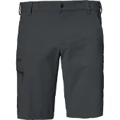 Schöffel Shorts SCHÖFFEL "Shorts Folkstone", Herren, Gr. 58, Normalgrößen, grau (9830, grau), Oberstoff: 89% Nylon, 11% Elasthan, Hosen Shorts