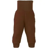 Engel - Baby Hose mit Nabelbund - Fleecehose Gr 86/92 braun