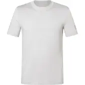 Super.natural M Casual RIB BIO J Tee white stone melange (73D) M