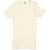 Engel - Women's Unterhemd S/S - Merinounterwäsche Gr 38/40 weiß/grau