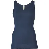 Engel - Women's Trägerhemd - Merinounterwäsche Gr 38/40 blau