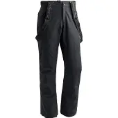 Maier Sports Skihose "Anton Vent slim", Herren, Gr. 54, Normalgrößen, schwarz, 100% Polyester, Hosen Skihose, Herren Schneehose mit Hosenträgern, wind/wasserdicht, Slim Fit