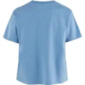 Fjällräven - Women's Fjällblomster Logo T-Shirt - T-Shirt Gr S blau